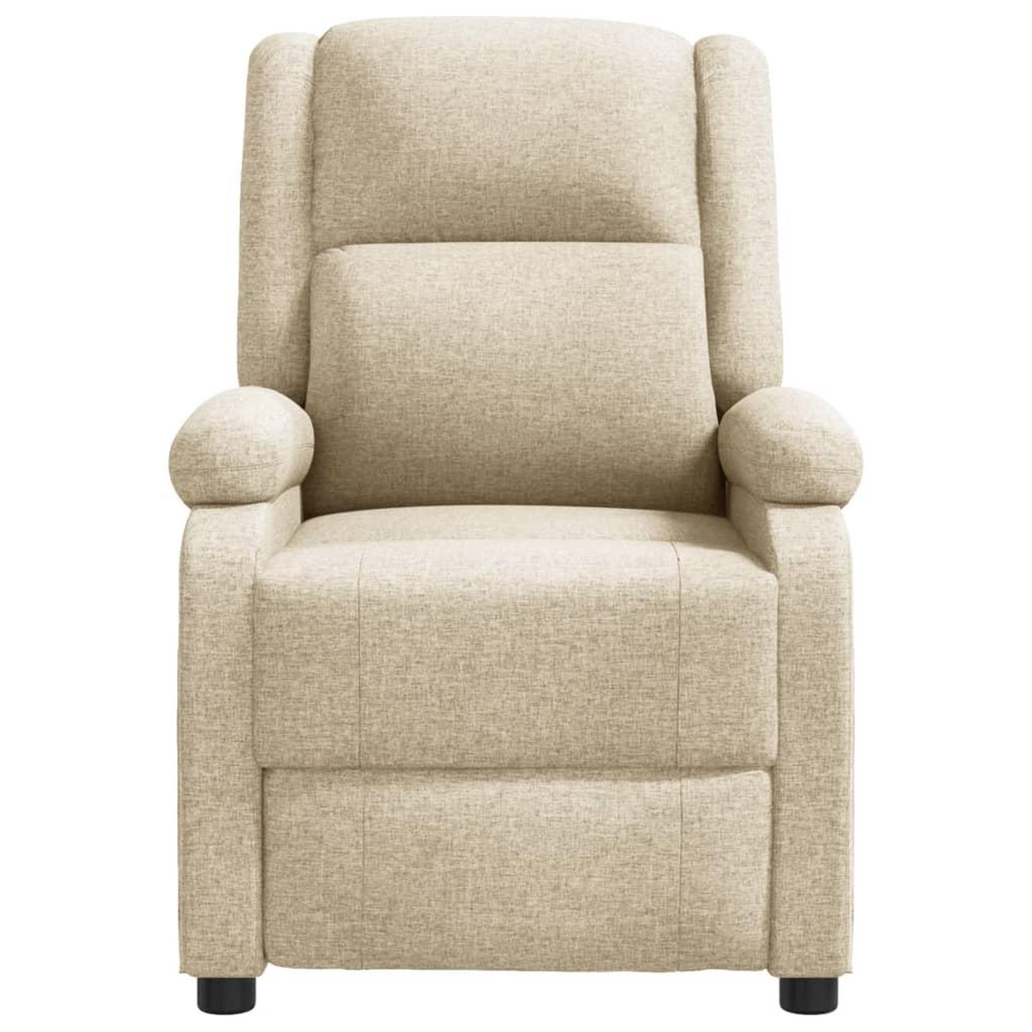 Voir la diapositive 3 : VIDAXL Fauteuil de massage Creme Tissu