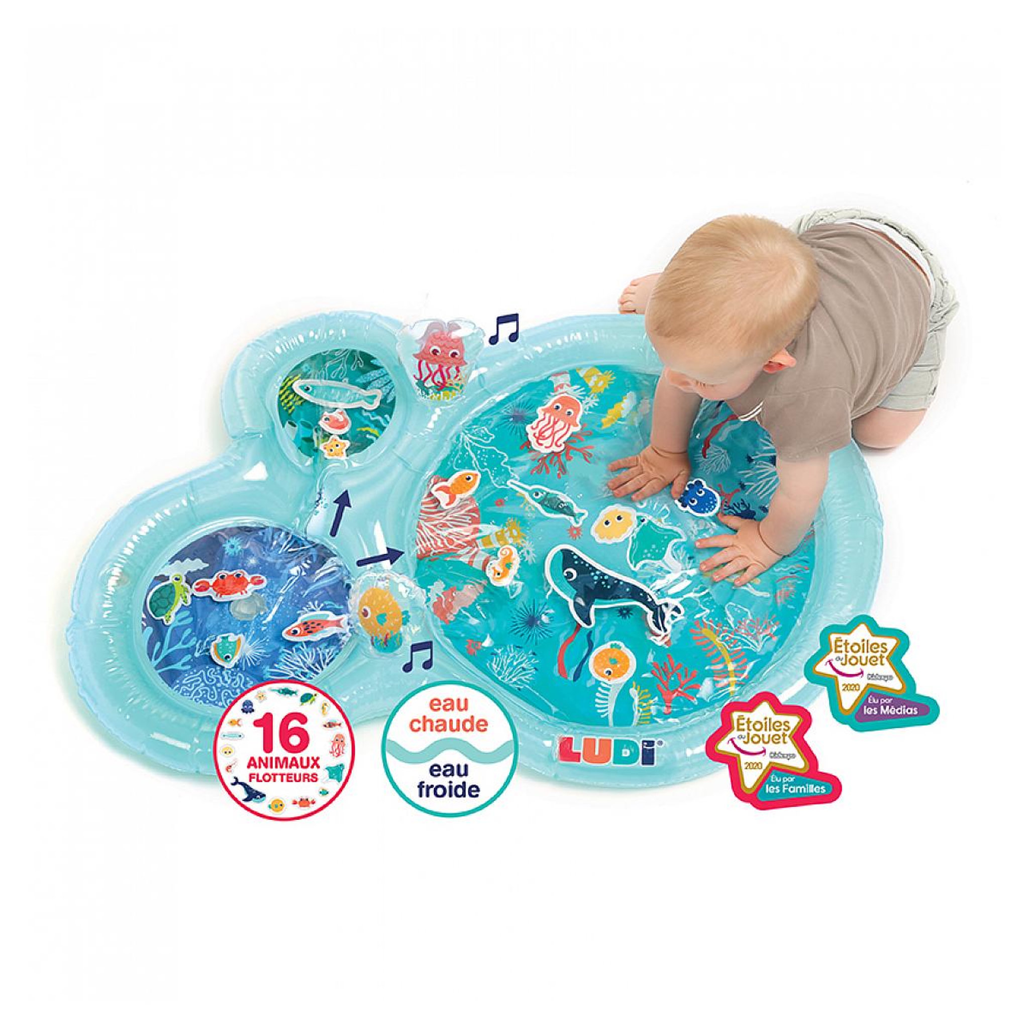 Voir la diapositive 2 : LUDI Le tapis d eau theme marin