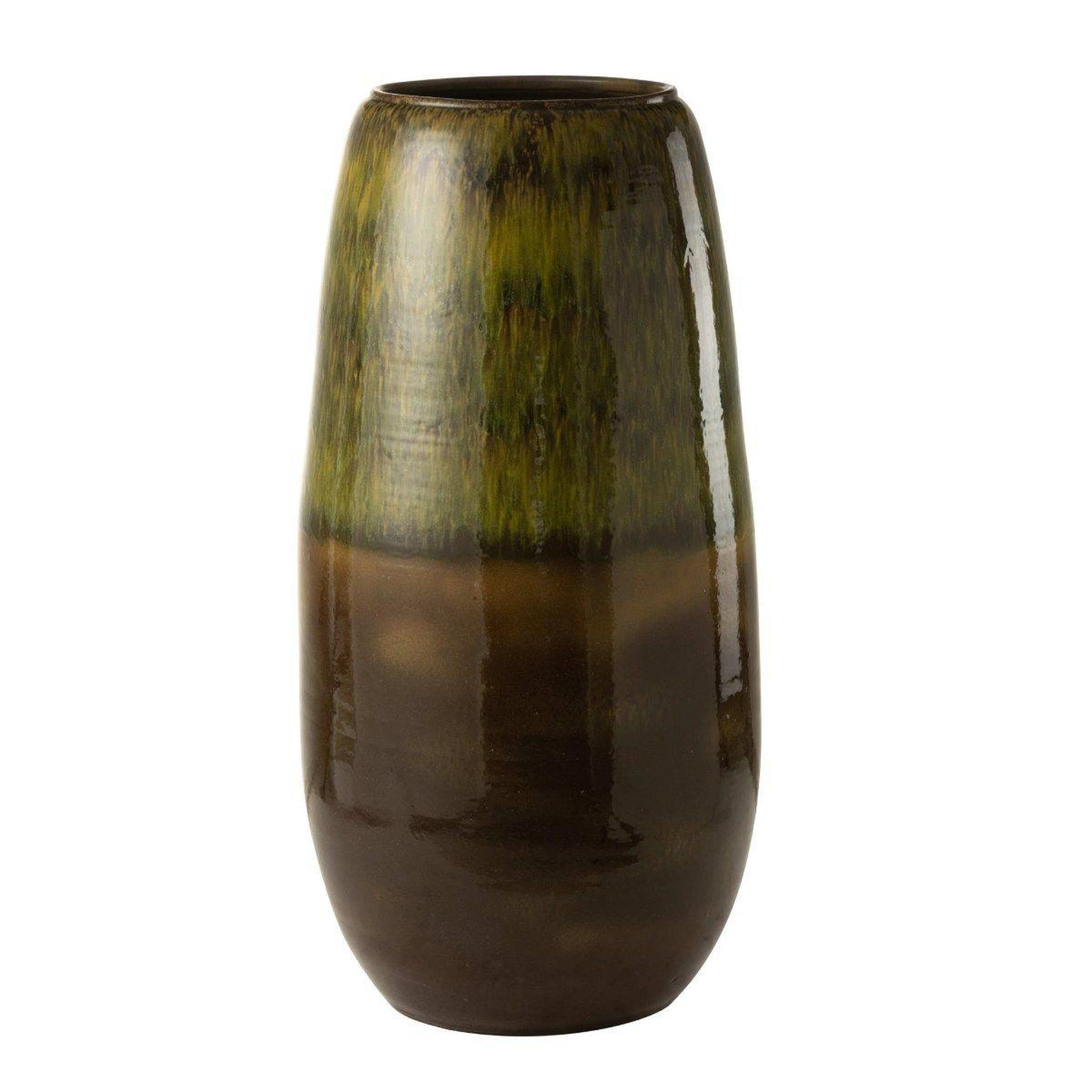 J-LINE Vase en céramique  olive  89cm vert