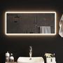 Voir la diapositive 1 : VIDAXL Miroir de salle de bain a LED 40x90 cm