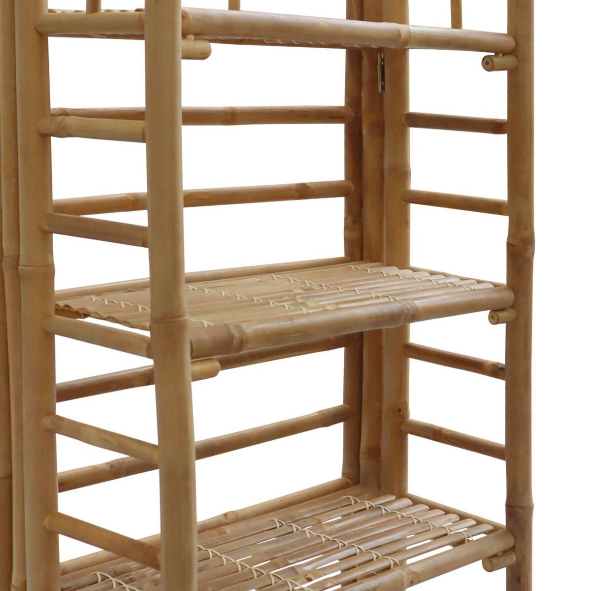 SWEEEK Etagère bibliothèque exotique en bambou 3 niveaux