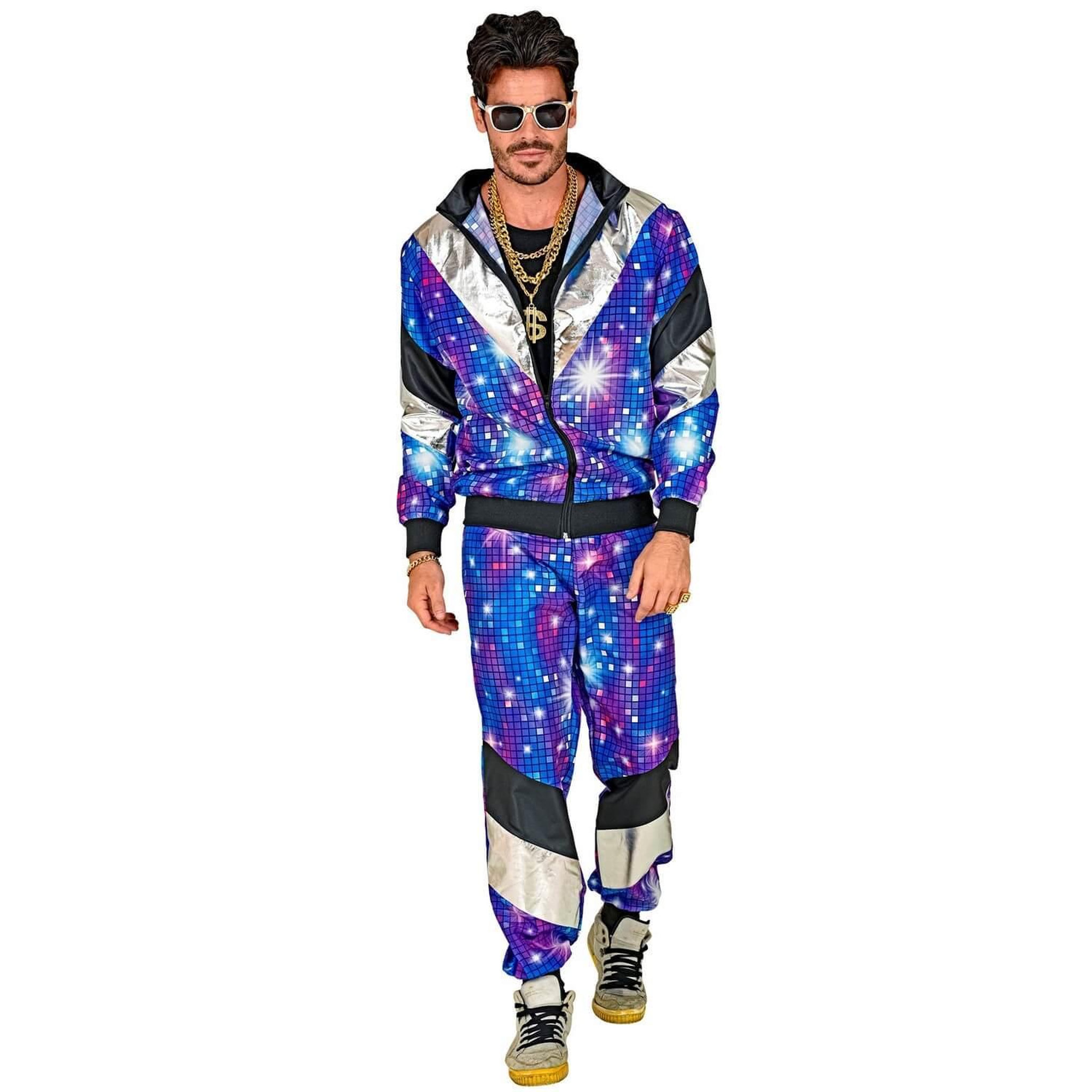 Voir la diapositive 2 : WIDMANN Costume disco années 80 -adulte - XXL