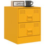Voir la diapositive 3 : VIDAXL Tables de chevet 2 pcs jaune 34,5x39x44 cm acier
