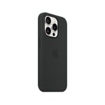 APPLE Coque iPhone 15 Pro MagSafe silicone Noir