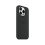 Voir la diapositive 1 : APPLE Coque iPhone 15 Pro MagSafe silicone Noir
