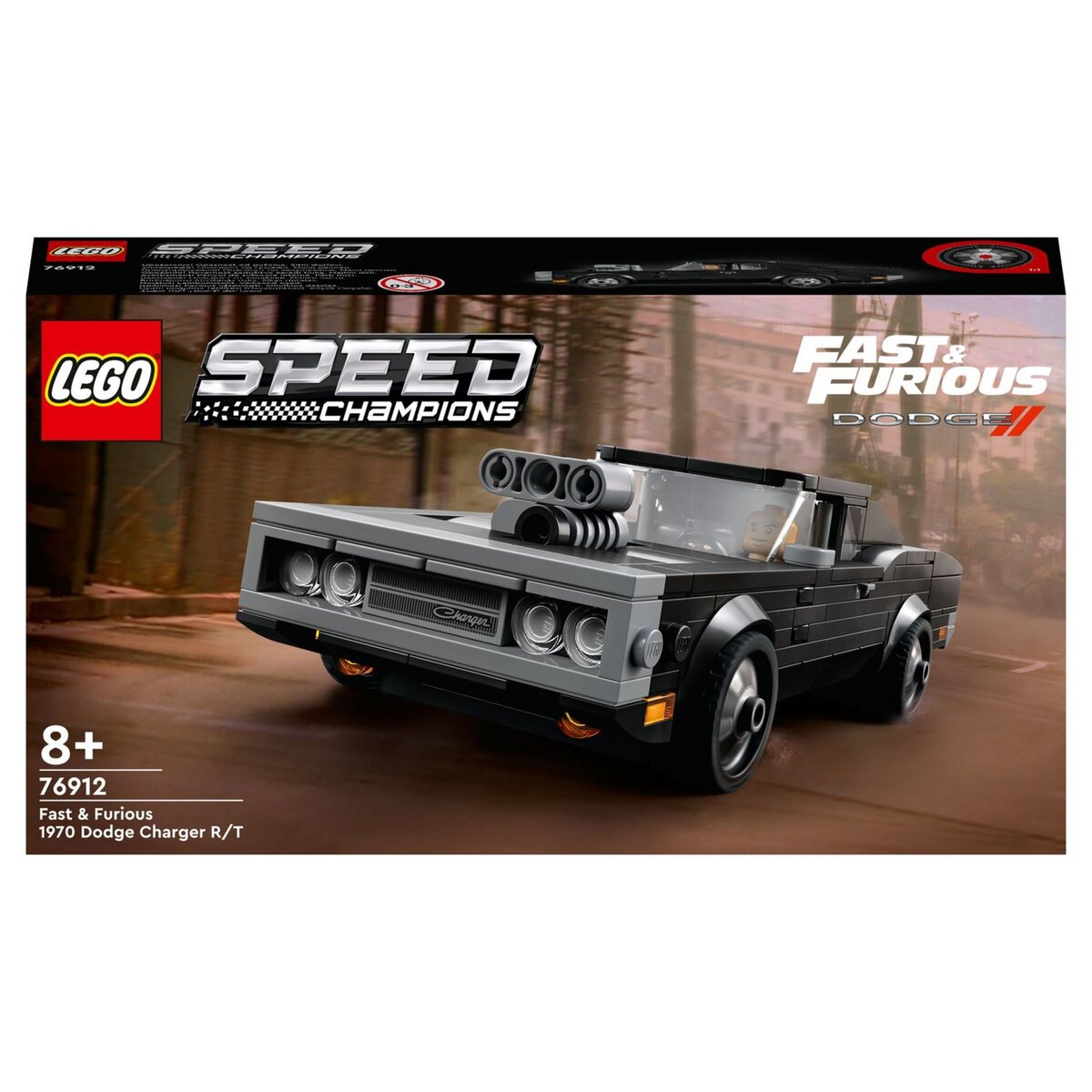 LEGO Speed Champions 76912 Fast & Furious 1970 Dodge Charger R/T, Jouet, Modélisme Voiture