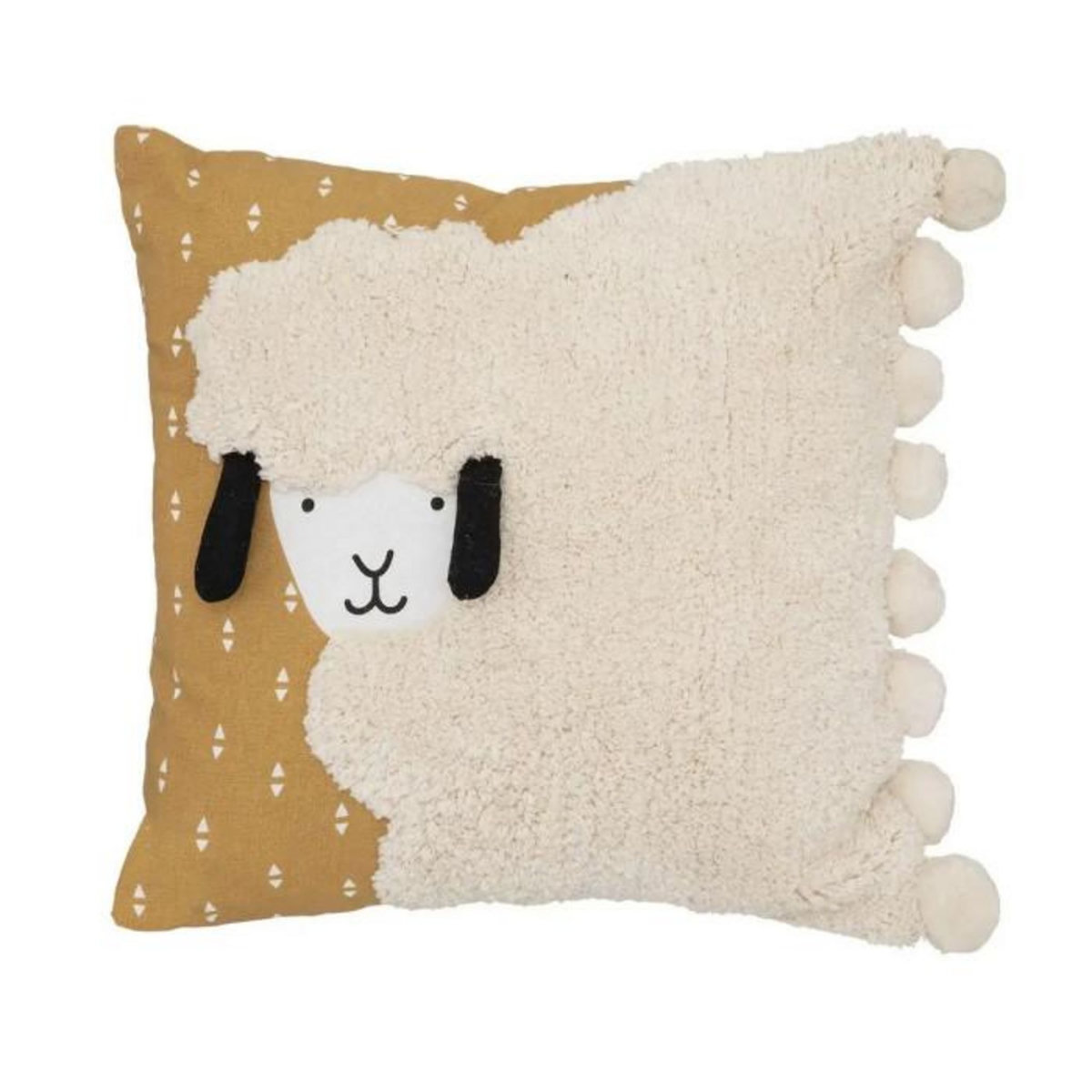 Atmosphera Kids Coussin Enfant Mouton  Oasis  40x40cm Ivoire