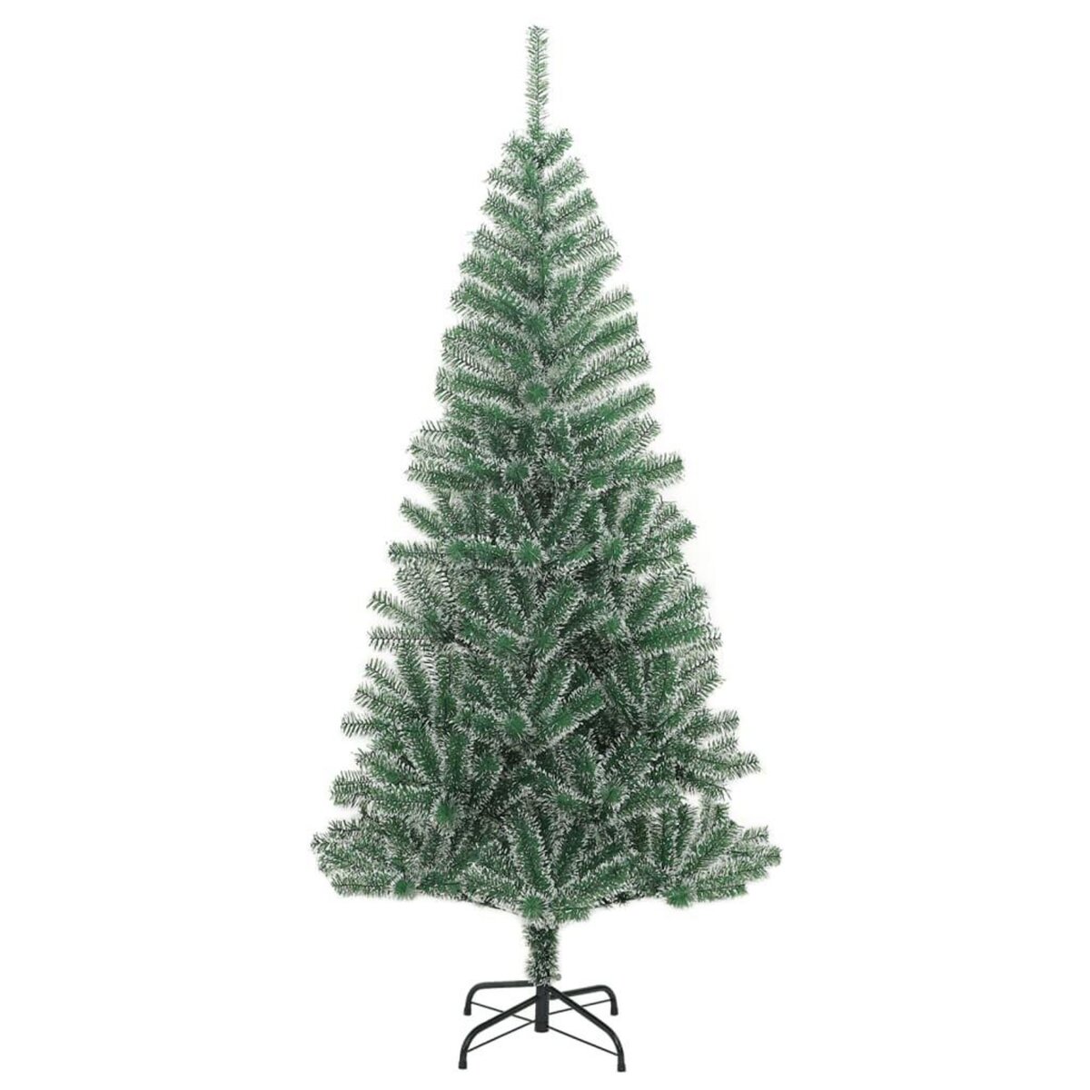 VIDAXL Sapin de Noël artificiel avec neige floquee vert 240 cm