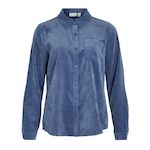 Vila Chemise  Femme Vila Courdie. Coloris disponibles : Bleu