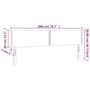Voir la diapositive 6 : VIDAXL Tetes de lit 2 pcs Noir 100x5x78/88 cm Similicuir