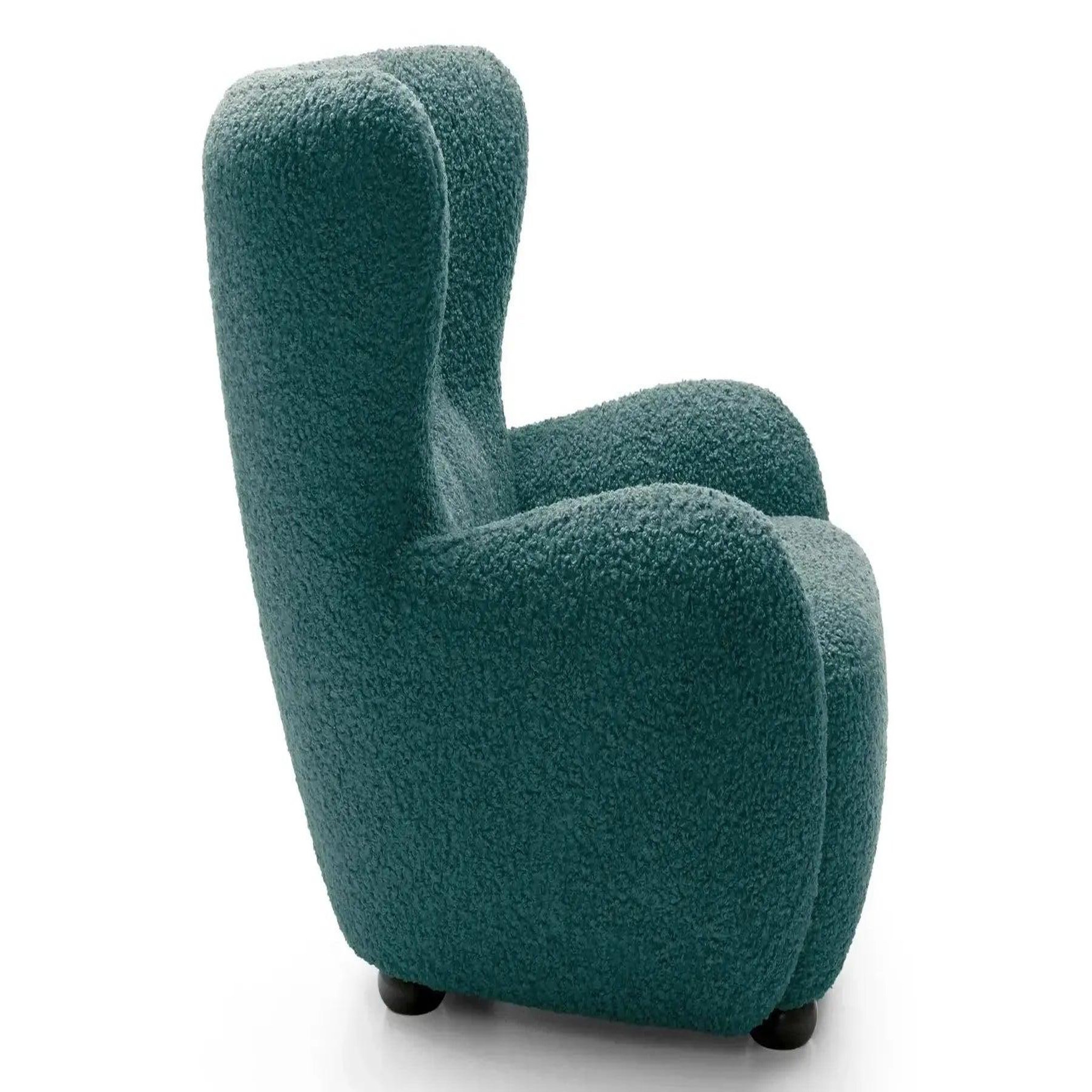 Voir la diapositive 5 : CASANOVA PARIS Lili - fauteuil tissu bouclette