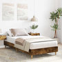 Voir la diapositive 3 : VIDAXL Cadre de lit sans matelas chene fume 90x200cm bois d'ingenierie