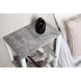 Voir la diapositive 6 : Paris Prix Table de Chevet Double  Rise  70cm Gris & Blanc