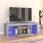 Voir la diapositive 1 : VIDAXL Meuble TV avec lumieres LED sonoma gris 120x35x40 cm