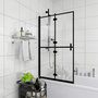Voir la diapositive 3 : VIDAXL Cabine de douche pliable ESG 80x140 cm Noir