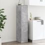 Voir la diapositive 4 : VIDAXL Armoire d apothicaire gris béton 30x41x144,5 cm bois ingénierie