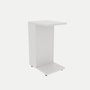 Voir la diapositive 4 : Habitat et Jardin Table d'appoint en bois  Filinta  - 30 x 40 x 63 cm - Blanc