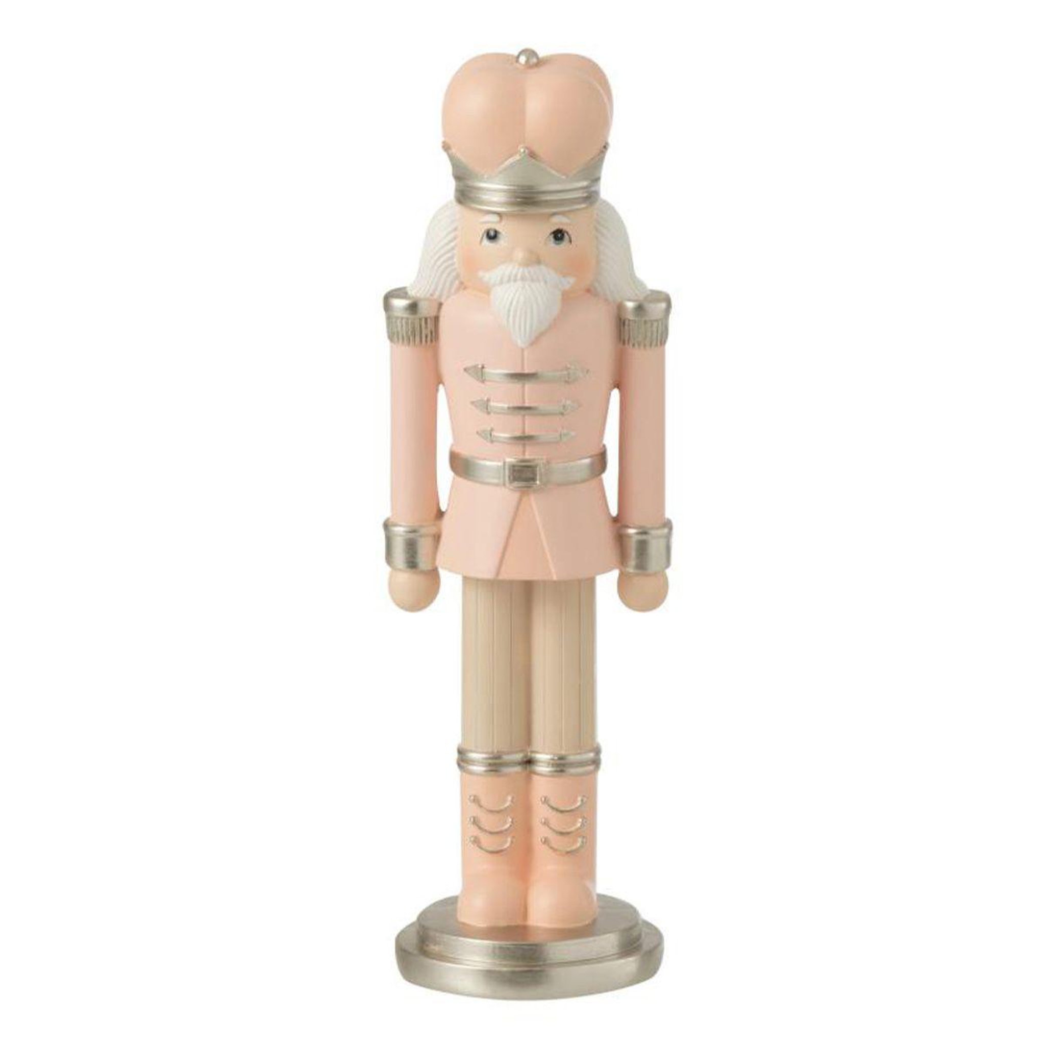 J-LINE Statuette déco  casse noisette  28cm rose