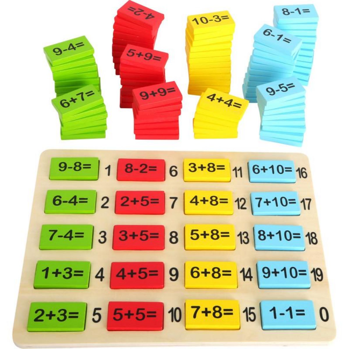SMALL FOOT SMALL FOOT Tableau éducatif apprendre les mathématiques