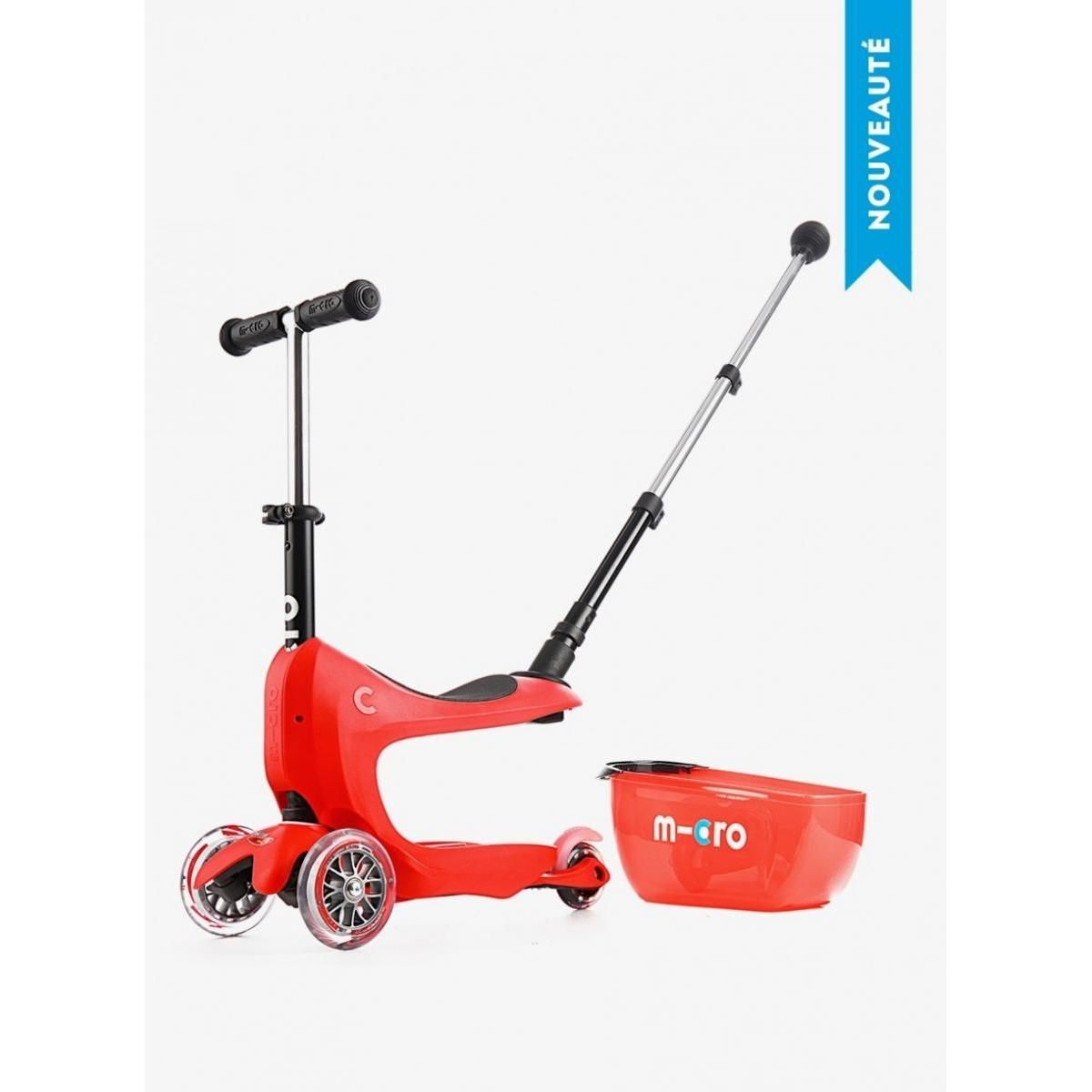 Micro Trottinette Mini2go Deluxe Plus Rouge