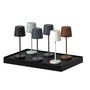 Voir la diapositive 6 : Lumisky Plateau de chargement PLATE Noir Plastique 6 Lampes
