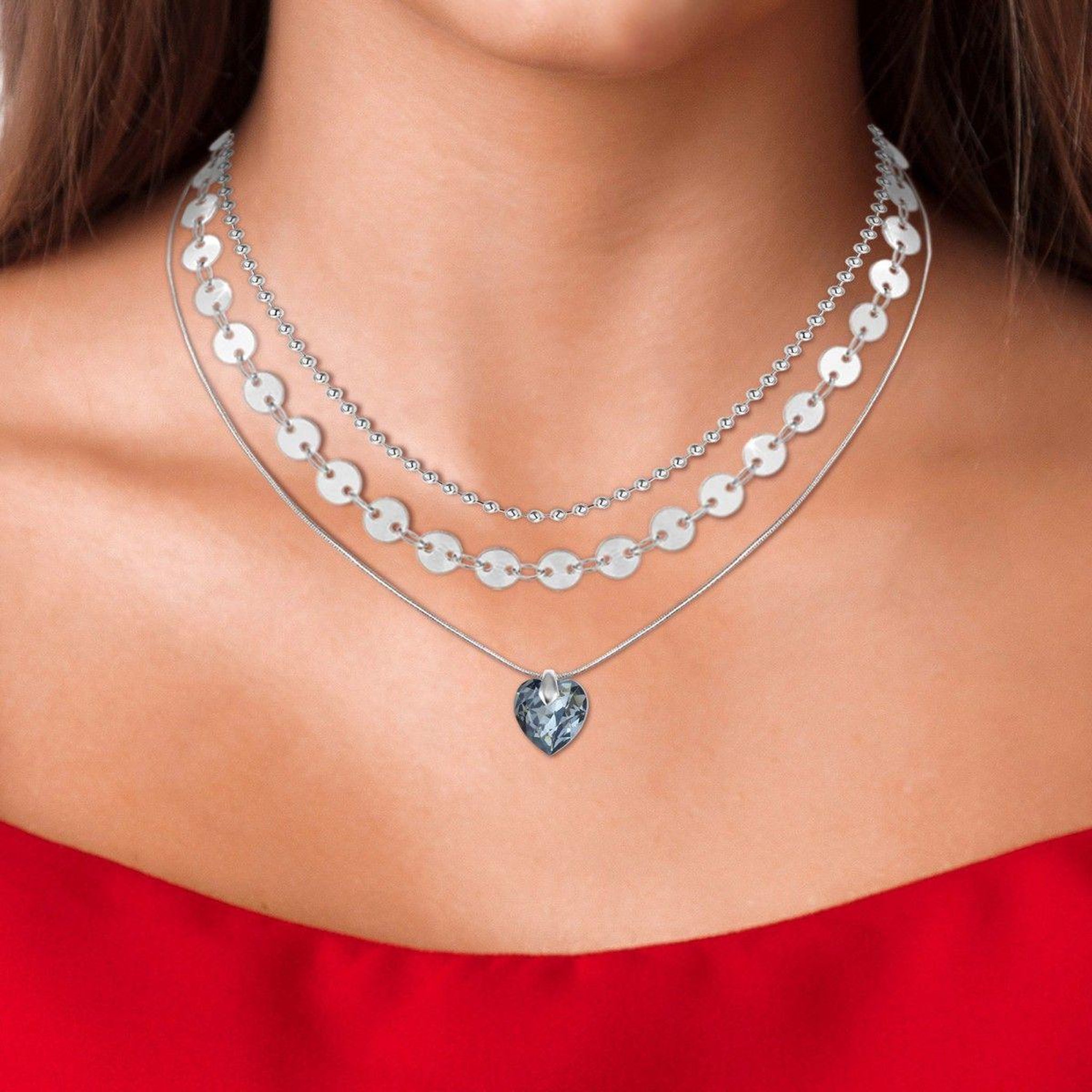 Voir la diapositive 2 : SC CRYSTAL Set de 3 colliers par SC Crystal®