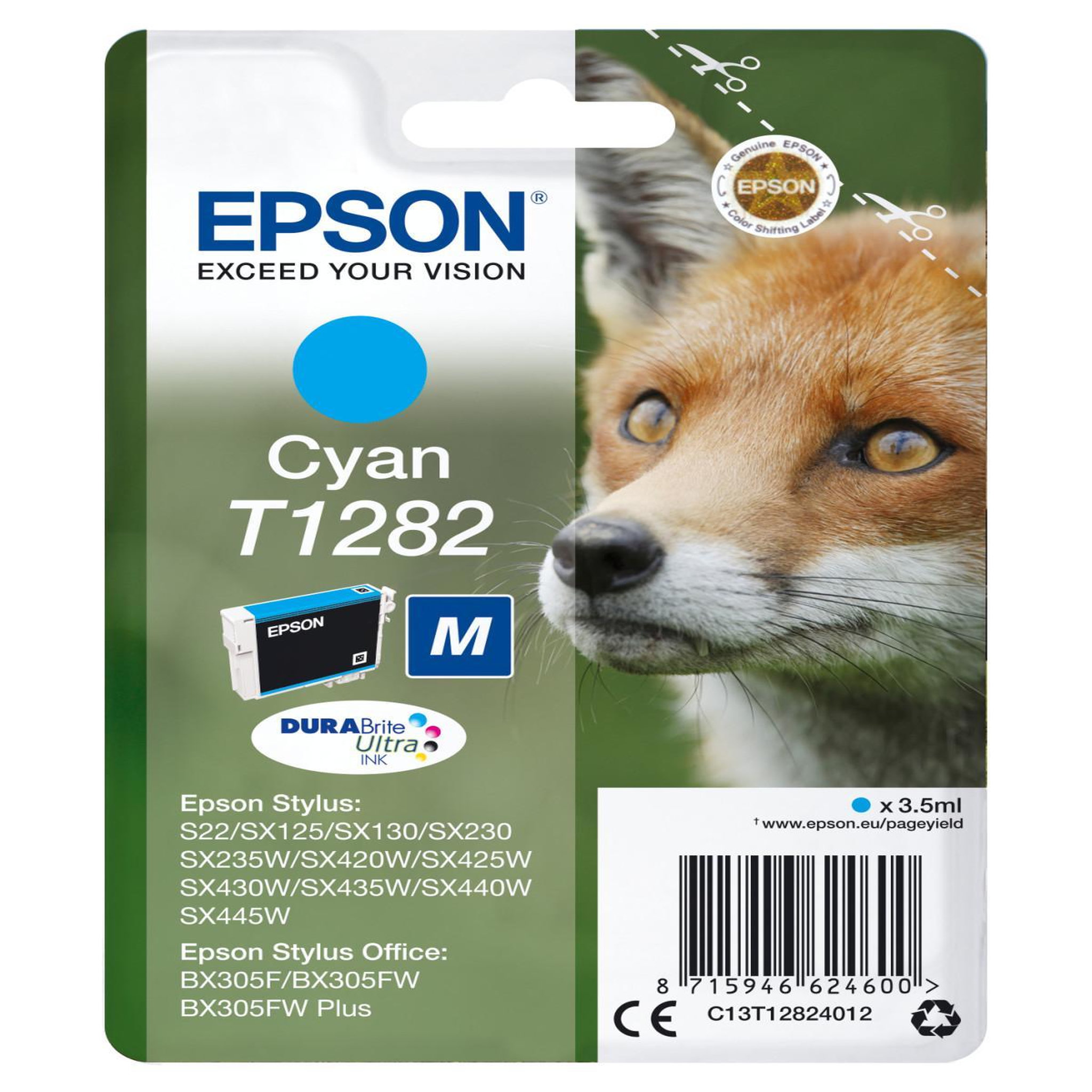 Voir la diapositive 2 : Epson Cartouche imprimante EPSON C 13 T 12824012