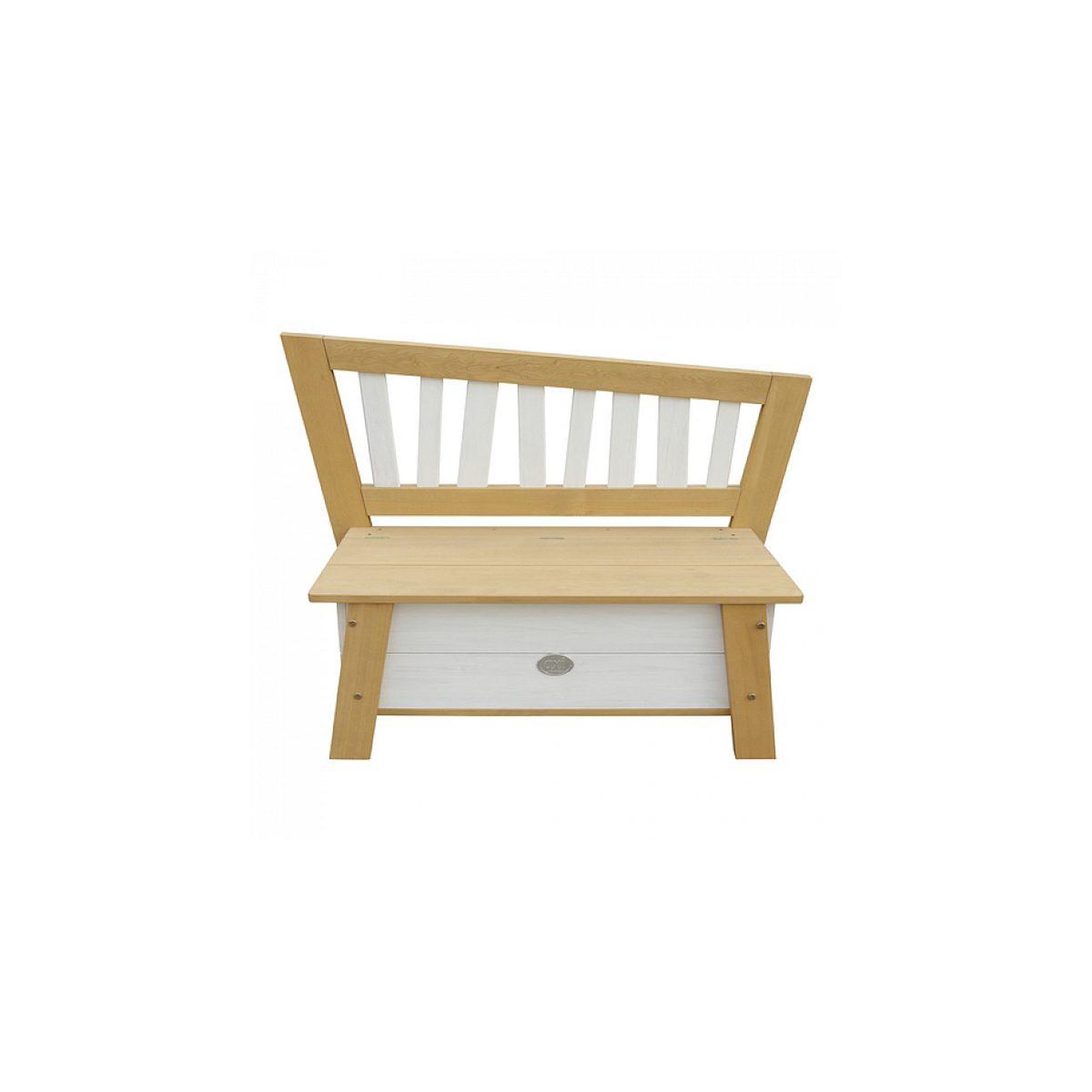 Voir la diapositive 1 : Axi House Axi banc de rangement de jouets corky marron blanc