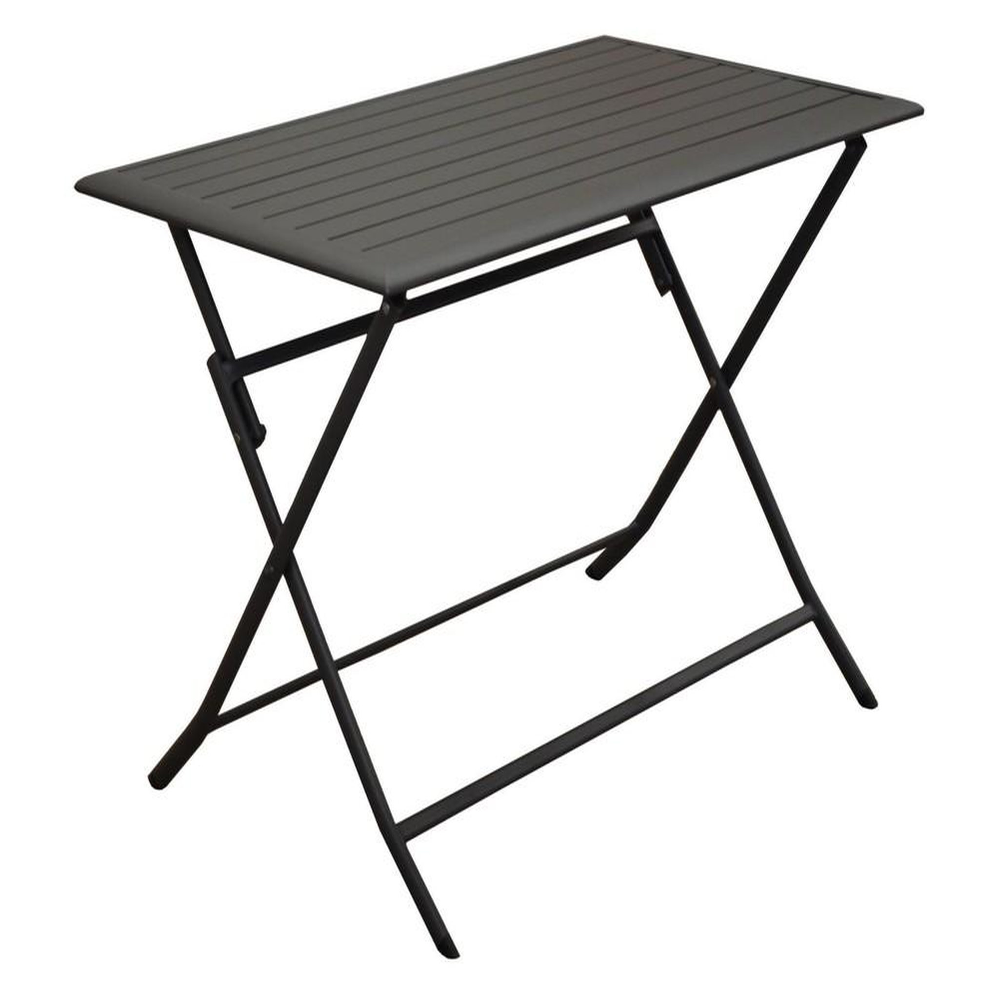 Proloisirs Table de jardin rectangulaire Lorita - graphite 110 x 71 x 70 cm