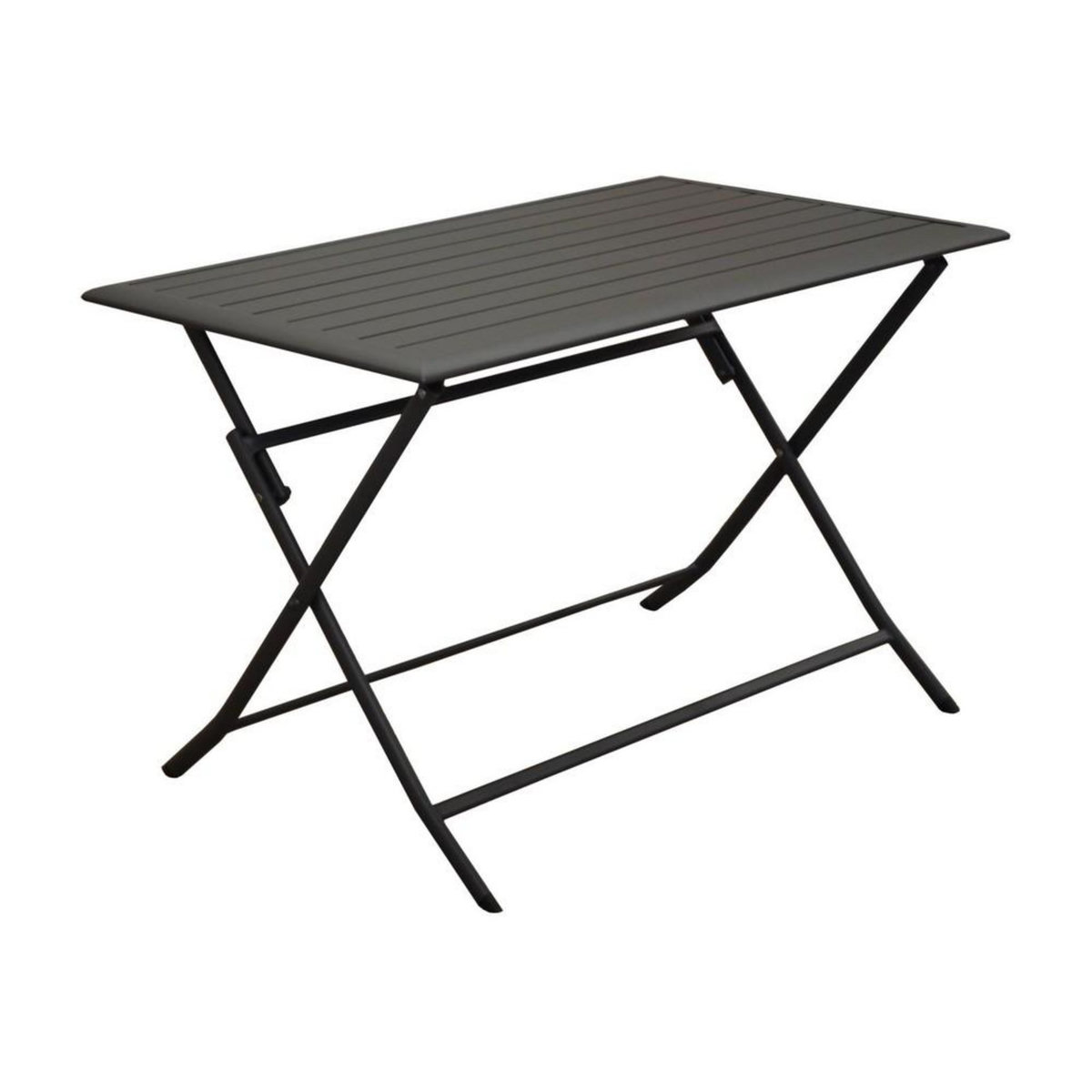 Proloisirs Table de jardin rectangulaire Lorita - graphite 110 x 71 x 70 cm