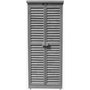 Voir la diapositive 2 : Habitat et Jardin Armoire de jardin  Space  - 87 x 46.5 x 160 cm - Anthracite