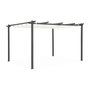 Voir la diapositive 1 : SWEEEK Pergola aluminium - Isla 3x4m - Tonnelle idéale pour votre terrasse, toit rétractable, toile coulissante, structure aluminium