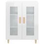 Voir la diapositive 5 : VIDAXL Buffet Blanc brillant 69,5x34x90 cm Bois d'ingenierie