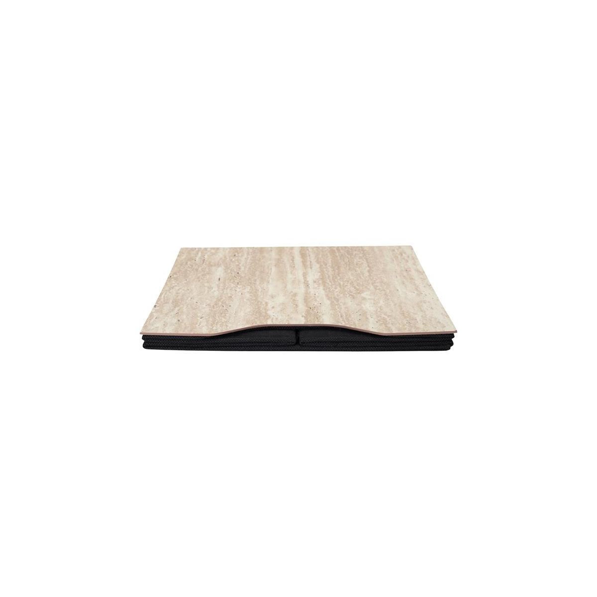 Voir la diapositive 3 : The Home Deco Factory Boîte de rangement effet travertin  pietra  30cm beige