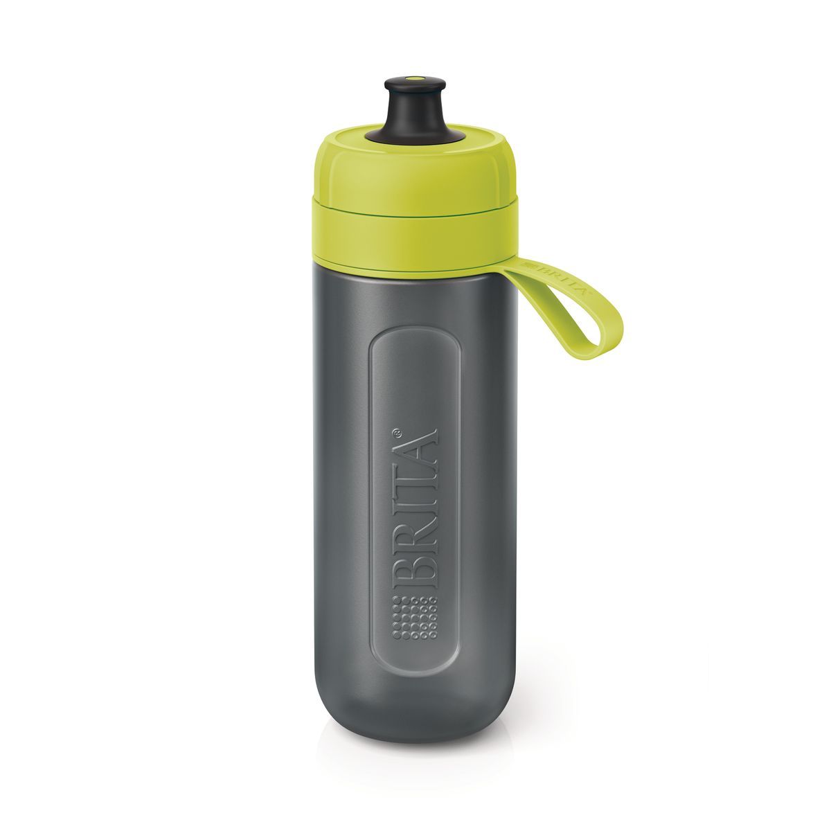 BRITA Gourde filtrante transparente verte + 1 filtre MicroDisc inclus         