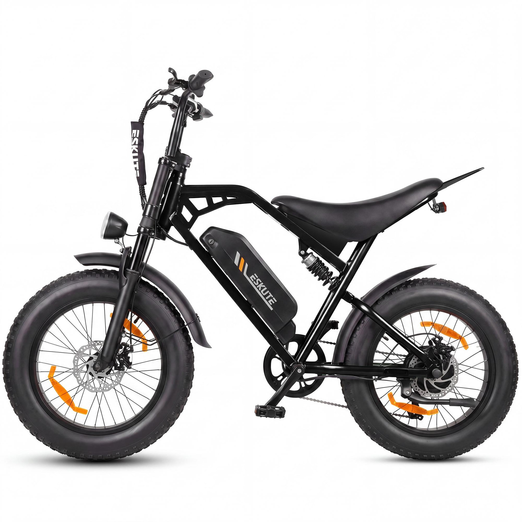 ESKUTE Vélo électrique ESKUTE V202, 48V 20,8Ah. Coloris disponibles : Bleu, Vert, Noir