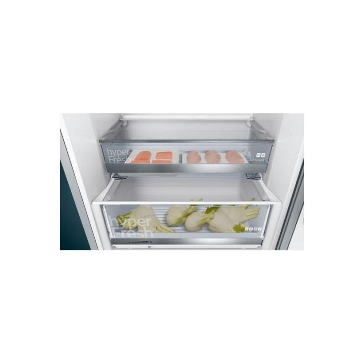 Siemens Réfrigérateur combiné 70cm 413 lowfrost inox - kg49eaica