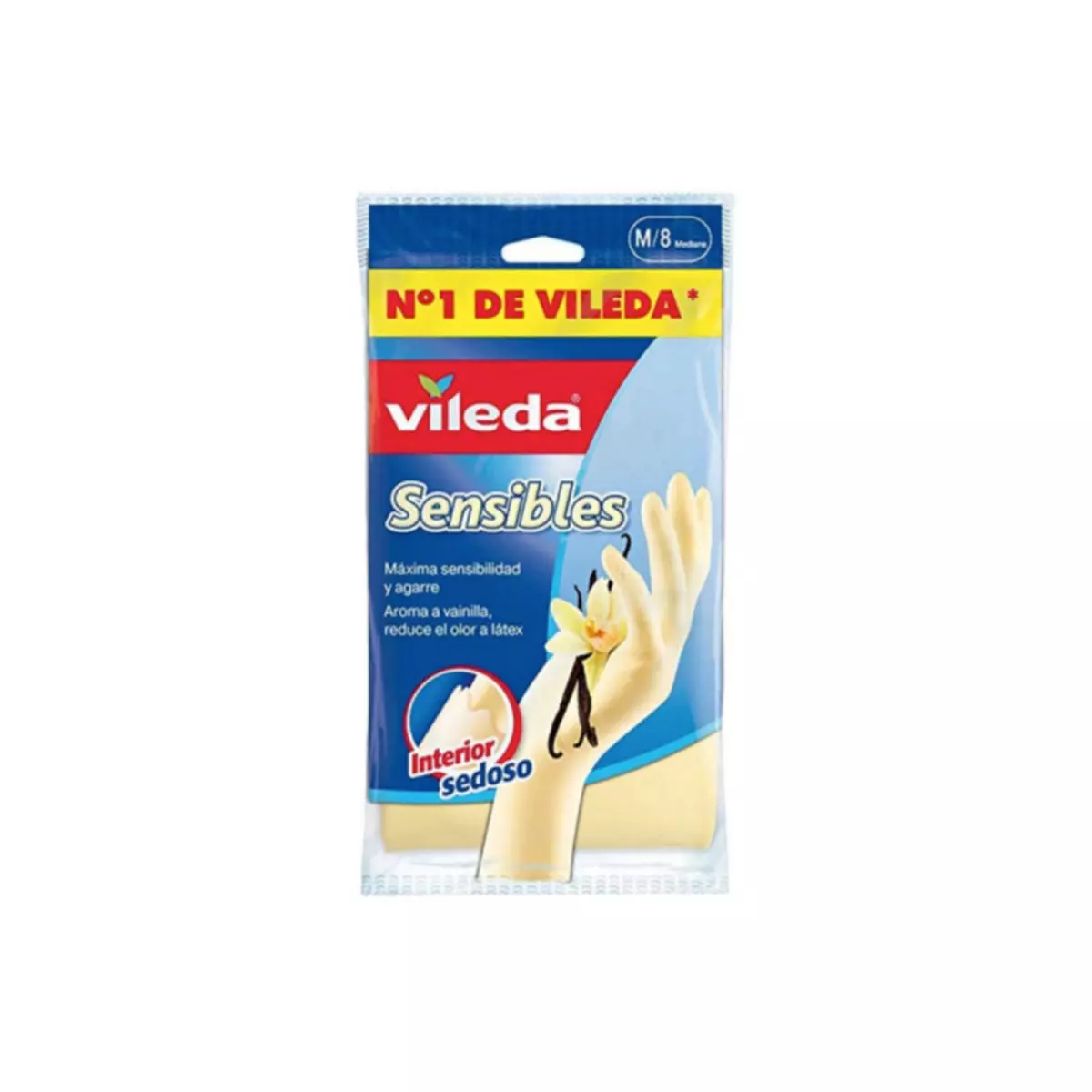  Paire de gants VILEDA extra-fins arôme vanille - Taille M