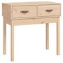 Voir la diapositive 2 : VIDAXL Table console 76,5x40x75 cm Bois massif de pin
