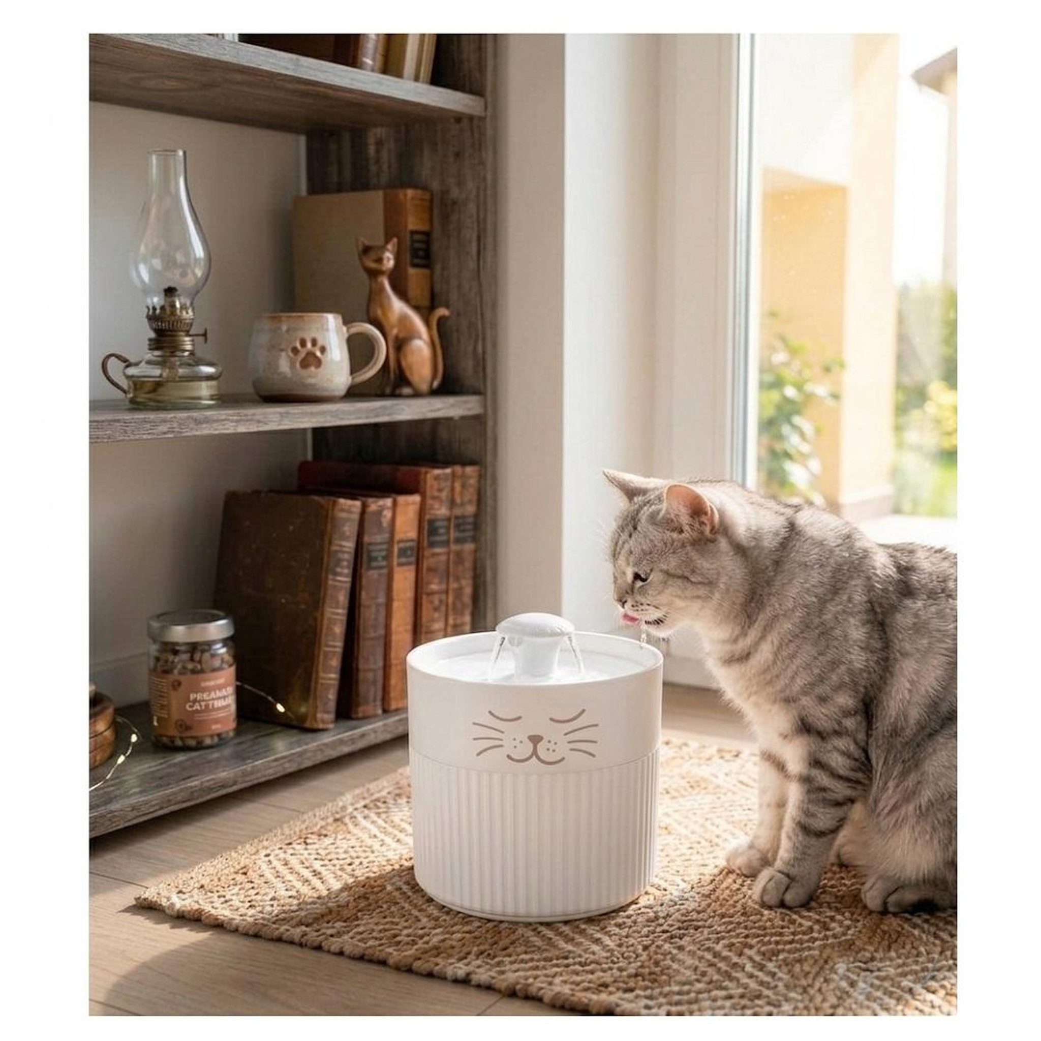 Voir la diapositive 3 : Eden Fontaine a eau mali 2l pour chat et petit chien