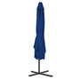 Voir la diapositive 3 : VIDAXL Parasol de jardin avec mat en acier bleu 250x250x230 cm