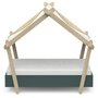 Voir la diapositive 4 : Habitat et Jardin Lit cabane surélevé enfant   Lodge   - 70 x 140 cm - Vert