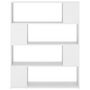 Voir la diapositive 5 : VIDAXL Bibliotheque/Separateur de piece Blanc 100x24x124 cm