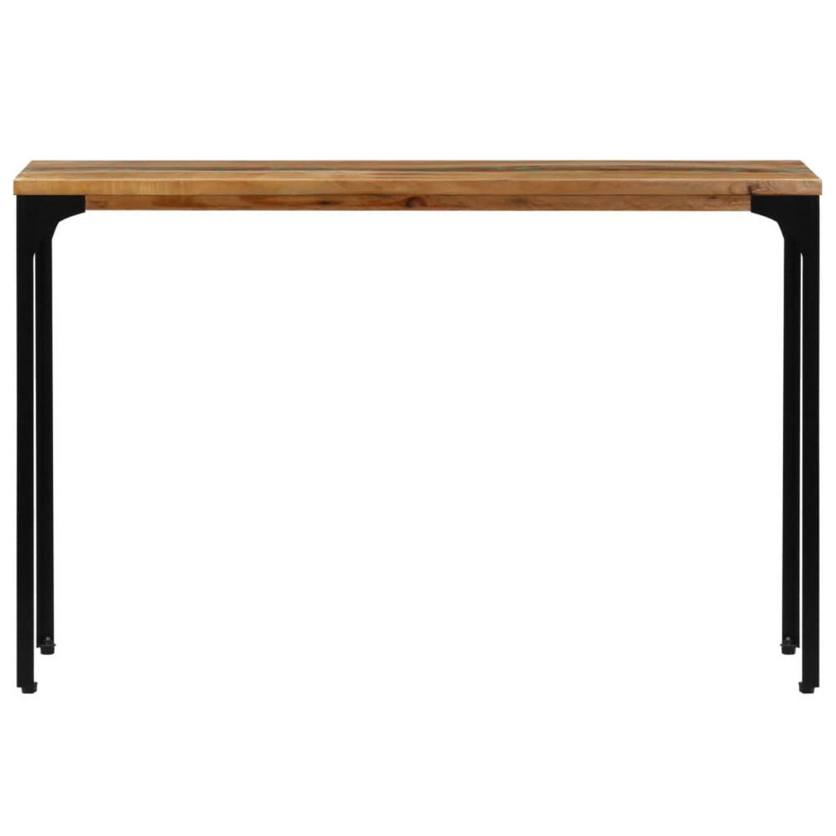 VIDAXL Table console 120 x 35 x 76 cm Bois de recuperation massif