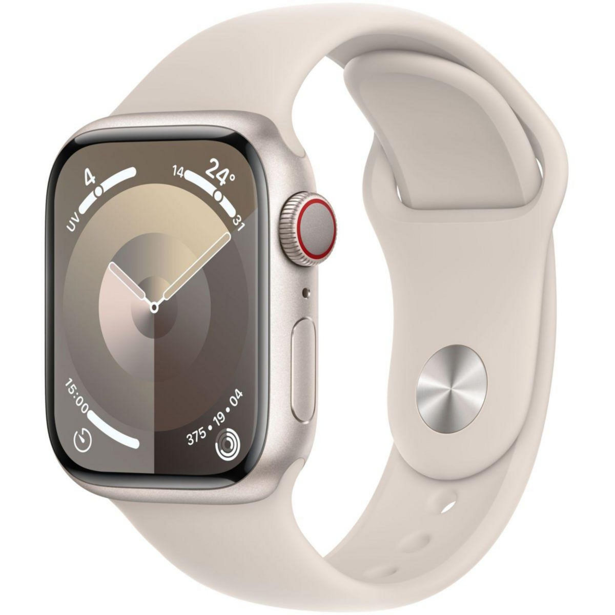 APPLE Montre connectée Serie 9 Cellular 41mm Aluminium/Lumière S/M