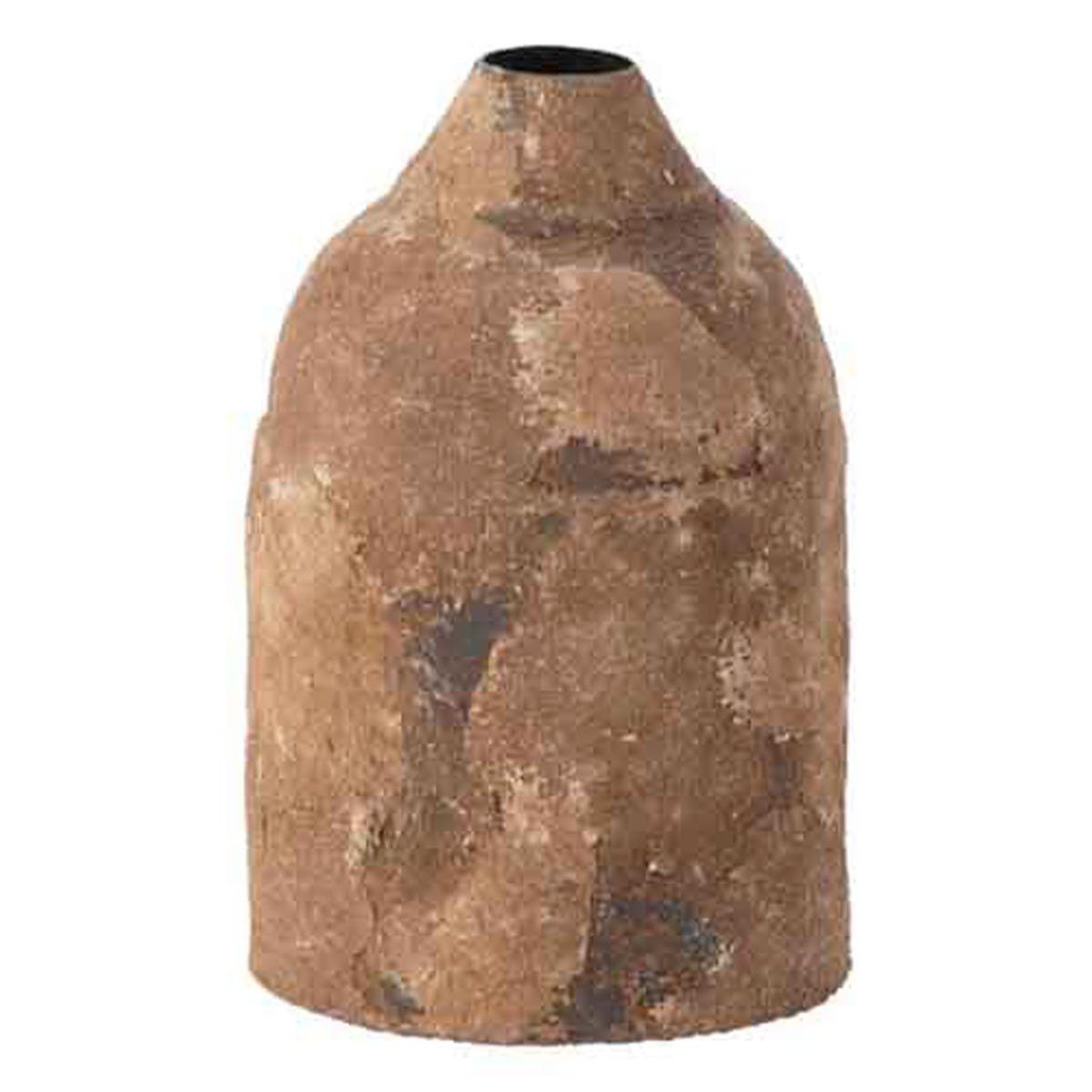 Voir la diapositive 1 : J-LINE Vase design en métal  effy  24cm marron