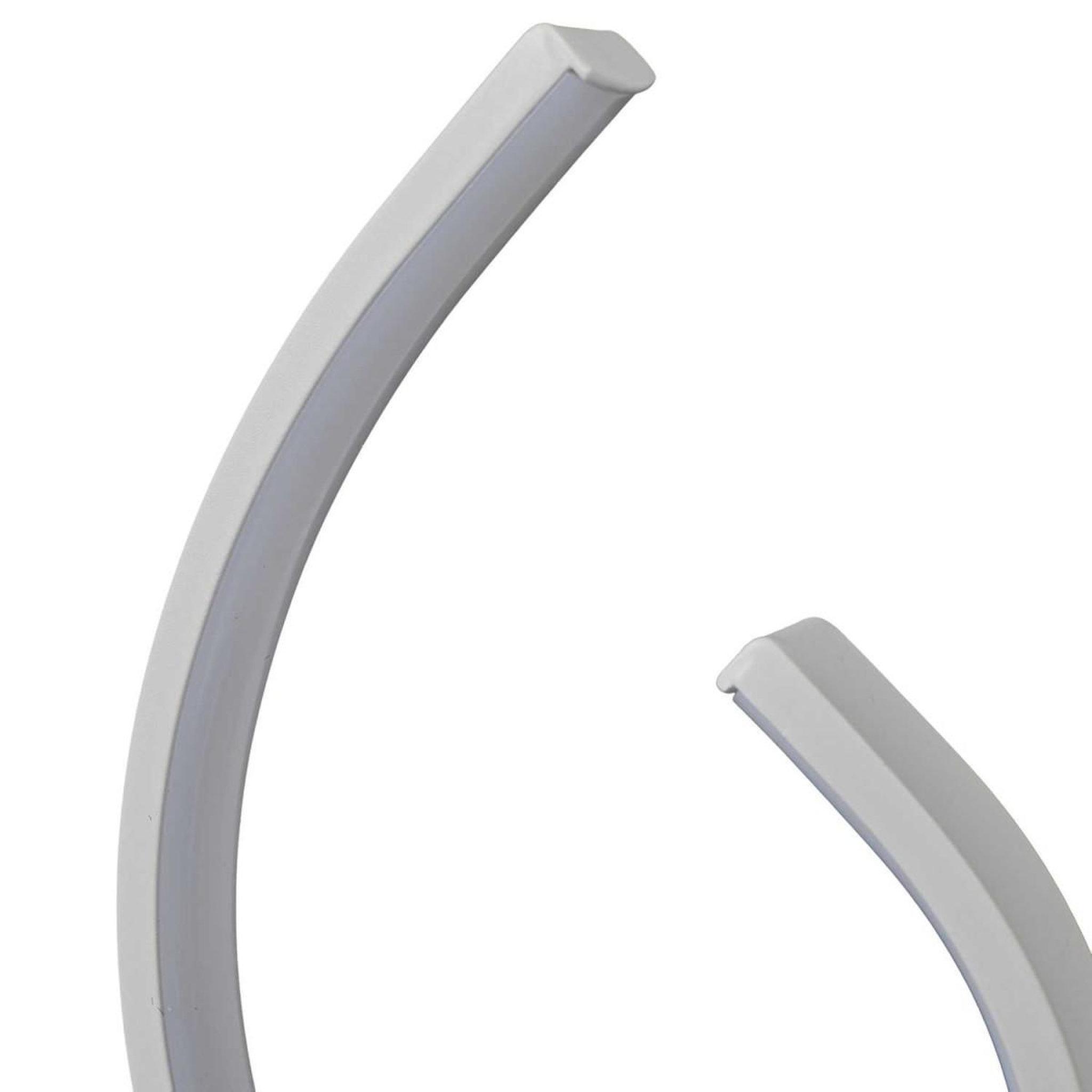 Voir la diapositive 4 : The Home Deco Factory Lampe à poser design  120 led  36cm blanc