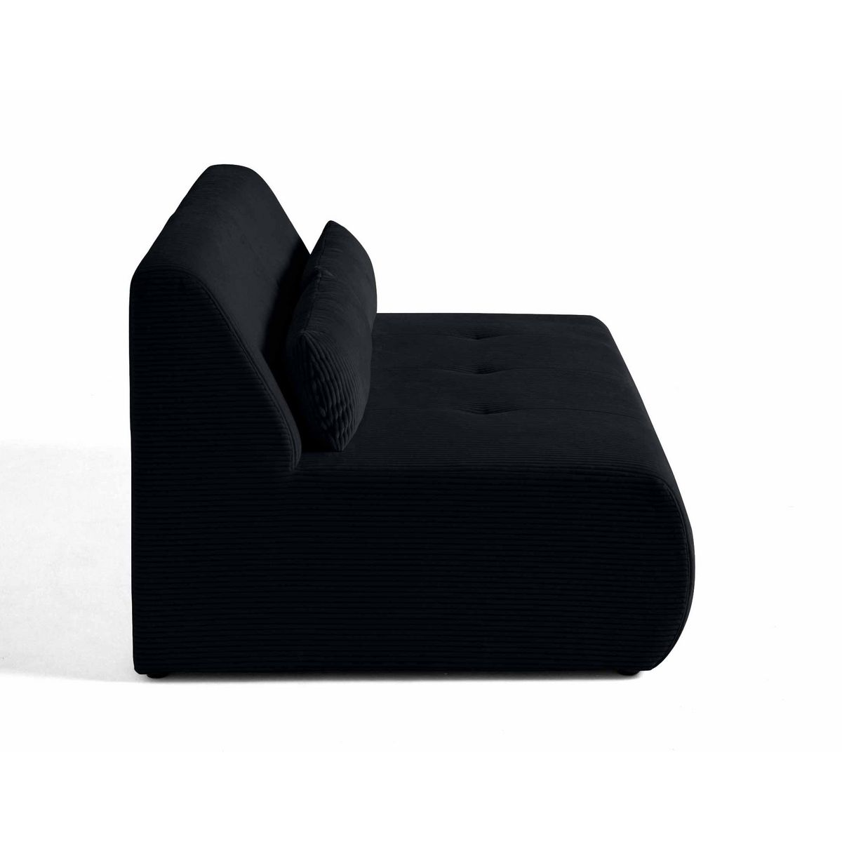 LISA DESIGN Onyx - canapé droit 2 places - en velours côtelé