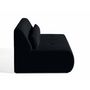 Voir la diapositive 3 : LISA DESIGN Onyx - canapé droit 2 places - en velours côtelé
