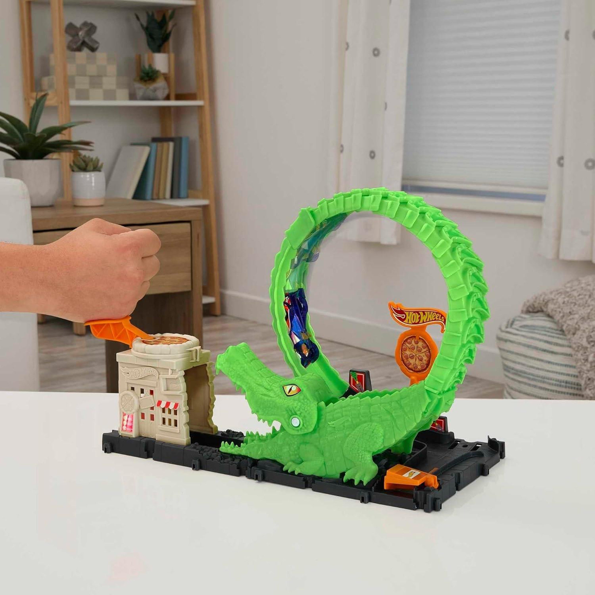 Voir la diapositive 6 : Hot Wheels Circuit de course Hot Wheels avec loopings et spirales